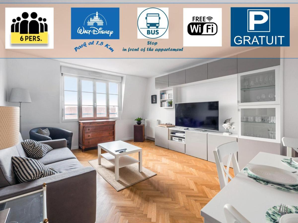 Appartement Familial Disney Val D'Europe La Vallee, Wifi Et Parking Серри Экстерьер фото